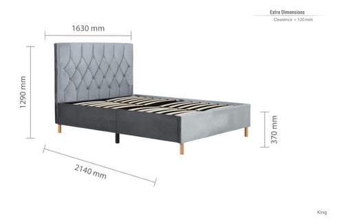 Loxley Fabric Bed
